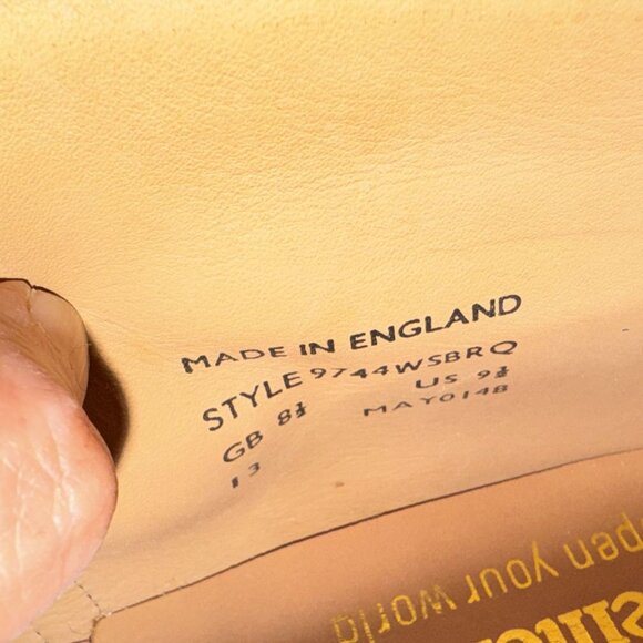 US 9.5 🔥 Heineken100 x Mark McNairy Saddle Boots Collectable Original clean box - Picture 3 of 12